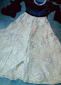 Dizining Gown&amp;duptta
