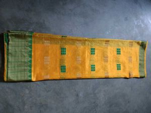 Yellow Saree&amp;Green Bangles