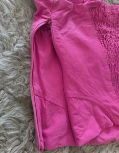 🎀 Hot Pink Zara Corset Crop Top 🎀