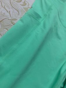 Cyan Colour Active Wear Lower With Inbuilt Pocket