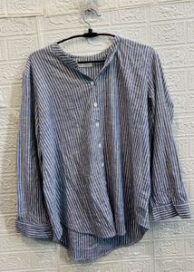 Italy imported Striped Button-Down Shirt