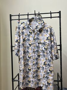 Tropical Yellow Blue Shirt for Men