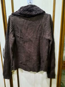 Vintage Style Fur Collar Jacket