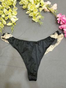Lace Trim Thong✨