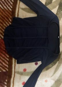 (Combo)Black Long Sleeve Top And Trouser