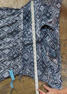 Grey Patterned kurti