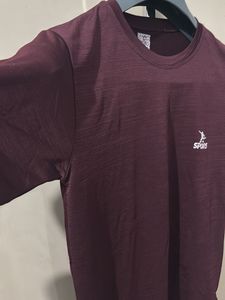 Maroon Sports T-Shirt