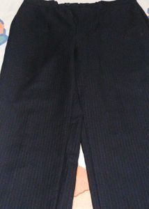 Navy striped  Straight Leg Pants