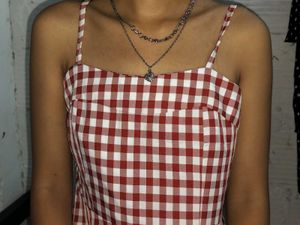 Red Gingham Sundress