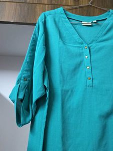 Teal Tunic Top