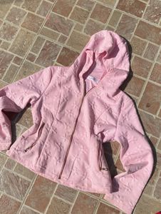 Cute Pink Quilted Hoodie