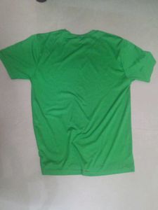 Green Crew Neck T-Shirt Jersey Material