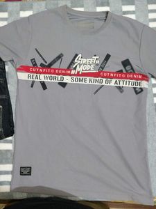 T Shirt With Free Jeans Street Mode
