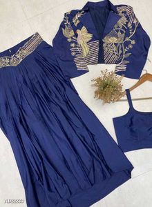 Indo Western Skirt Top And Shrug