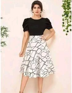 Black &amp; White Dress