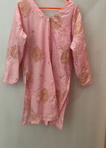 pink Color kurta good condition
