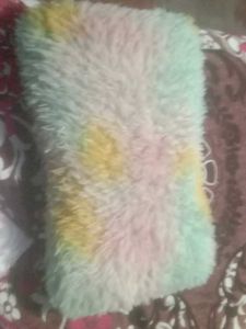 Fuzzy Pastel Pouch