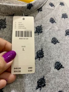 Imported Brand New Printed Long Sleeve Top