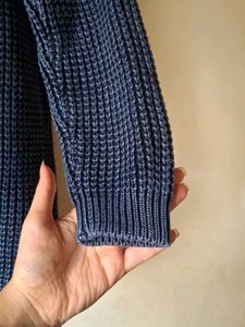 Blue Knit Sweater