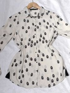 Zara Paisley Button-Down Shirt