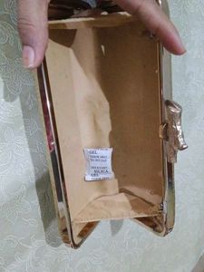 Elegant Gold Clutch