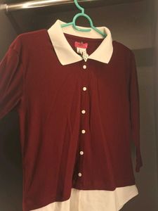 Lucky Charm Ribbed Collar Shirt