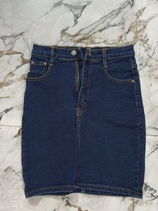 Denim Mini Skirt