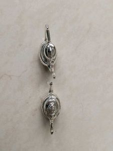 Cast Iron Silver Plated Vintage Teapots