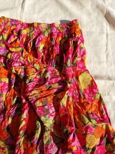 Floral Print Skirt