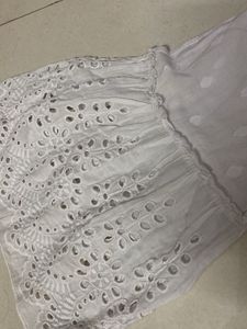 White Cut Out Dress