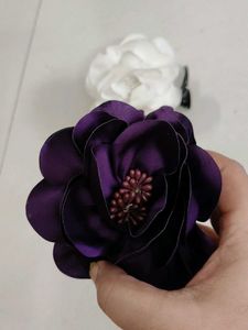 Elegant Floral Hair Clips - Set of 3