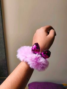 New BTS Cute Fur Scrunchie💜