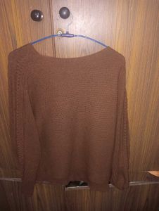 Brown Knit Sweater