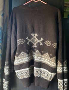 Patterned Knit Sweater