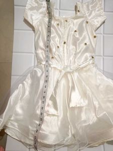 Satin Net Sequence Dress