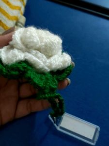 Crochet Flower Keychain
