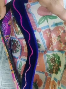 Multicolored Cloth Clutch / Purse