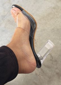 Stylish Transparent Heels