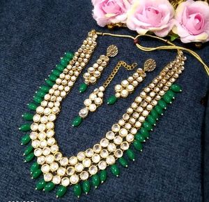 Anushka Sharma Gold Antique Long Neck