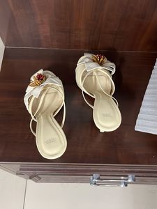 Zara White Mules