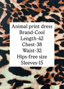 Animal Printed Dress 🐅