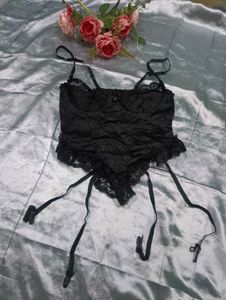 Black Lace Teddy Lingerie