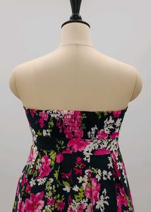 Floral Strapless Mini Dress