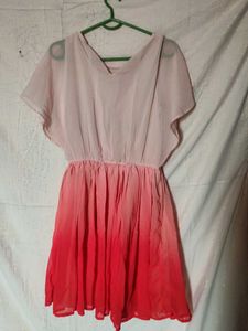 Ombre Chiffon Dress