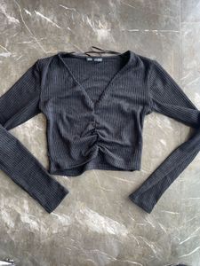 Zara Ribbed Crop Top