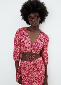 Original Zara Floral Crop Top