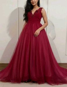 Elegant Maroon Bridal Lehenga