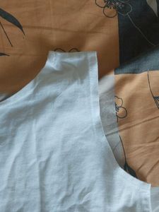 White Sleeveless Top