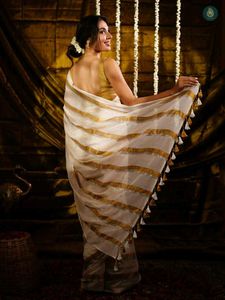 Elegant Black Saree