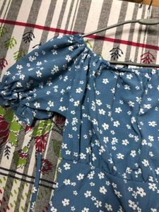 Floral Print Crop Top